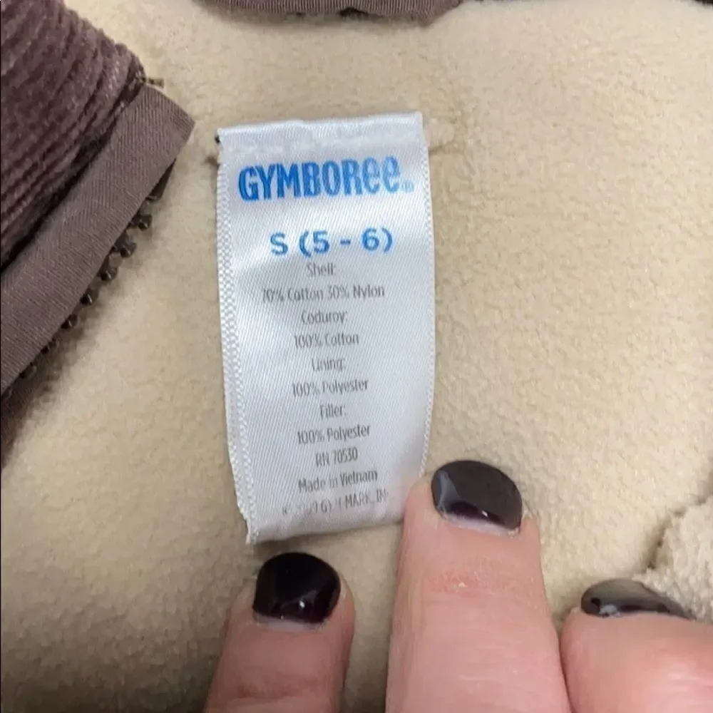 Gymboree Youth S (5-6) Brown Puffer Vest